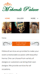 Mobile Screenshot of mehendipalace.com